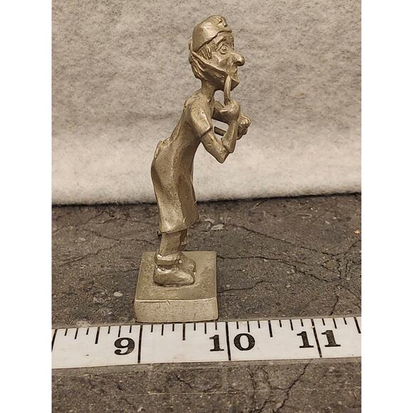 P. Davis Doctor Surgeon Patient Miniature Fine Pewter Figurine Vintage - Picture 2 of 7